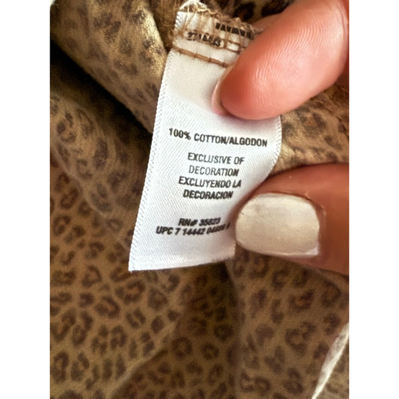 CARTER’S Corduroy Leopard Animal Print Dress Girls - Picture 5 of 5